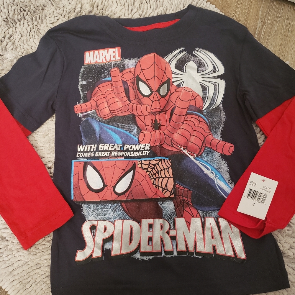 Boys Spiderman shirt